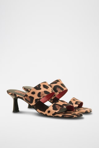 Mules à talons Yvanna - Beige