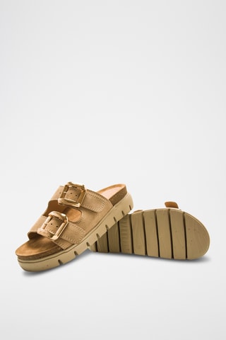 Mules en nubuck Lion - Beige