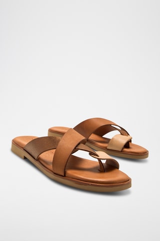 Sandales en cuir Alysa - Camel