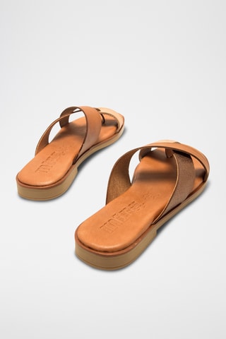 Sandales en cuir Alysa - Camel