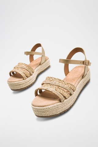 Sandales plateformes Amelie - Beige