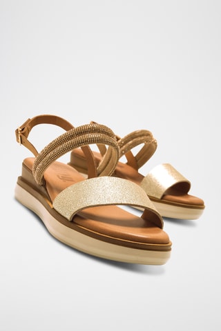 Sandales plateformes Daniella - Marron