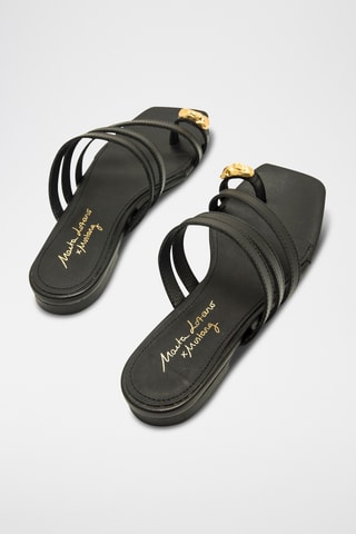 Sandales en cuir Necane - Noir