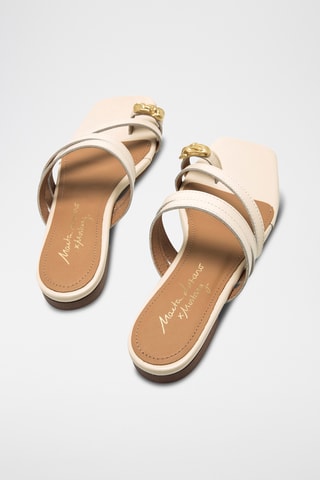 Sandales en cuir Necane - Beige