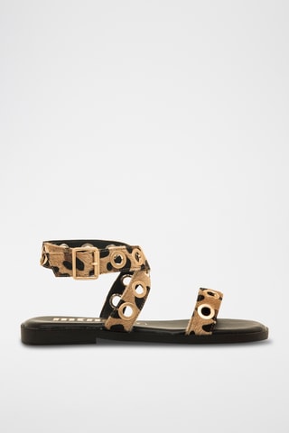 Sandales en cuir Alysa - Beige