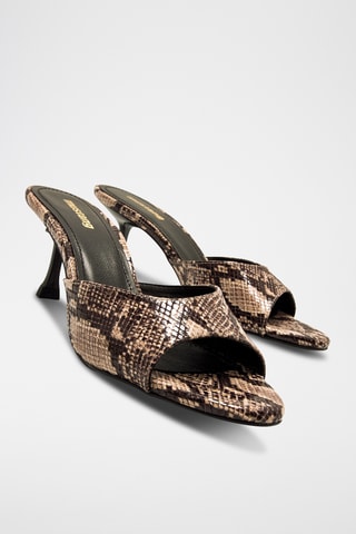 Mules à talons Marta - Taupe