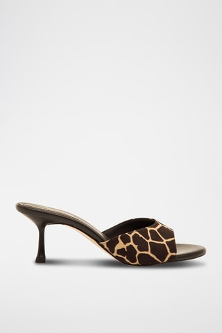 Mules à talons Marta - Marron