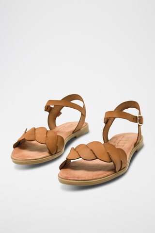 Sandales en cuir Maria - Marron