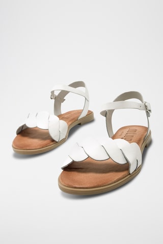 Sandales en cuir Maria - Blanc