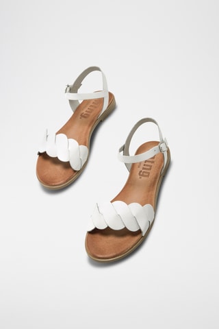 Sandales en cuir Maria - Blanc