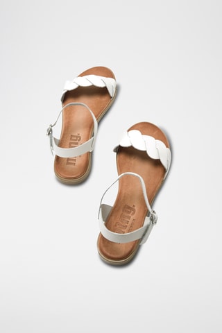 Sandales en cuir Maria - Blanc