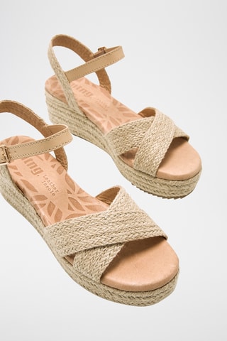 Sandales compensées Lita - Beige