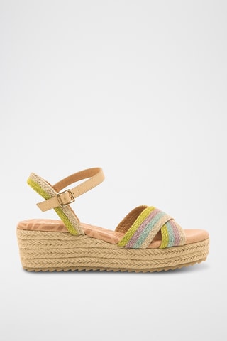 Sandales compensées Lita - Beige