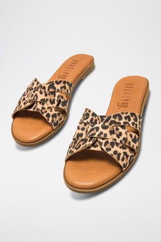 Mules en nubuck Maria - Beige