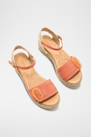 Sandales plateformes Amelie - Corail