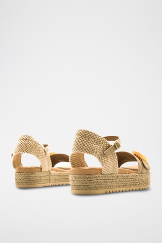 Sandales plateformes Amelie - Beige