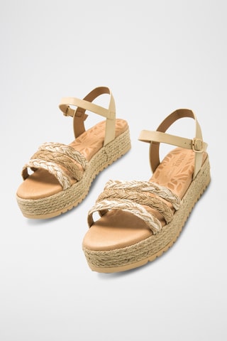 Sandales plateformes Amelie - Beige