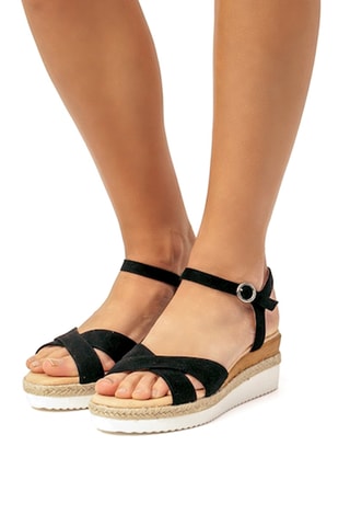 Sandales compensées Elif - Noir