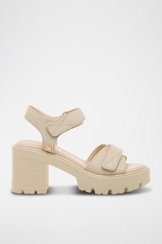 Sandales à talons Emeline - Ecru