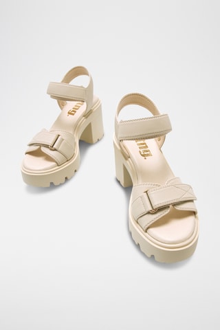 Sandales à talons Emeline - Ecru