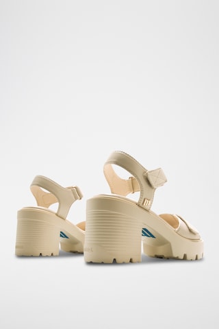 Sandales à talons Emeline - Ecru