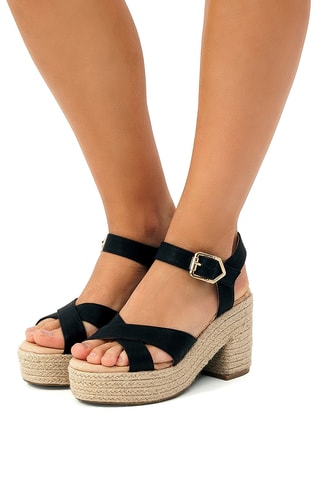 Sandales à talons Courtney - Noir