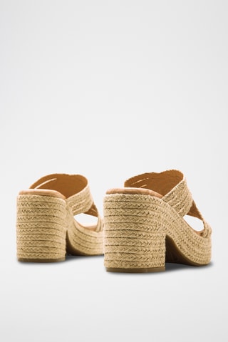 Mules à talons Courtney - Beige