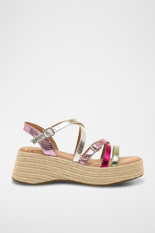 Sandales plateformes Giorgia - Violet