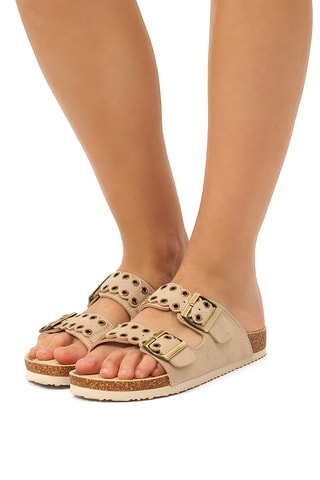 Mules Lazy - Beige