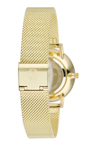 Montre à quartz en alliage - Doré et bleu