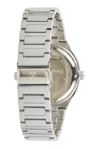 Montre à quartz en alliage - Argenté et noir