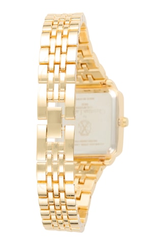 Montre à quartz en alliage - Doré et blanc