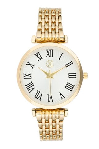 Montre à quartz en alliage - Doré