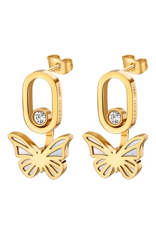Pendientes CRR Butterfly - Chapado en oro amarillo y nácar