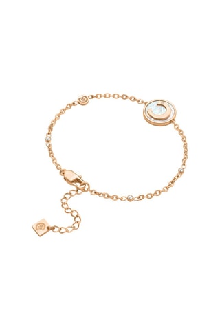 Pulsera Circulo - Chapado en oro rosa y nácar
