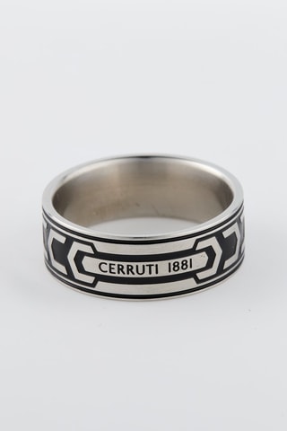 Anillo Bold - Chapado en ion negro - Talla 64