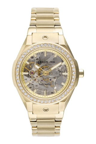 Reloj automático de acero Ruscello - Dorado