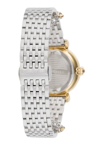 Reloj de cuarzo de acero Corniglia - Plateado