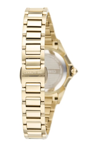 Reloj de cuarzo de acero Jesina - Dorado