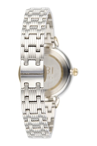 Reloj de cuarzo de acero Maira - Plateado