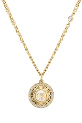 Collar Arabesque - Chapado en oro amarillo