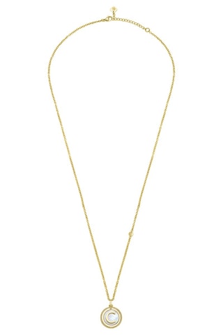 Collar Circulo - Chapado en oro amarillo