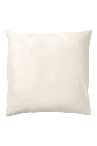 Taie d’oreiller en percale de coton 200 fils/cm² Natural - Blanc
