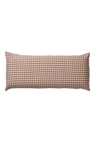 Taie d’oreiller en percale de coton 200 fils/cm² Prades - Marron