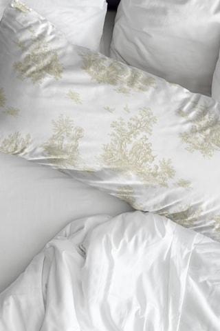 Fronha em percal de algodão 79 fios/cm² Godella - Bege