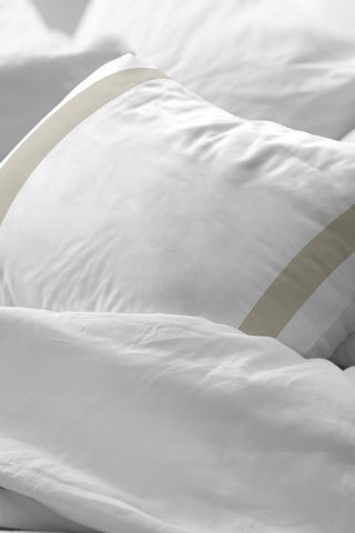 Fronha em percal de algodão 79 fios/cm² Portitxol - Branco