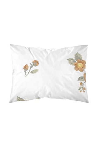 Fronha em algodão 200 fios/cm² Aldaia - Branco