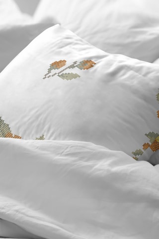 Fronha em algodão 200 fios/cm² Aldaia - Branco