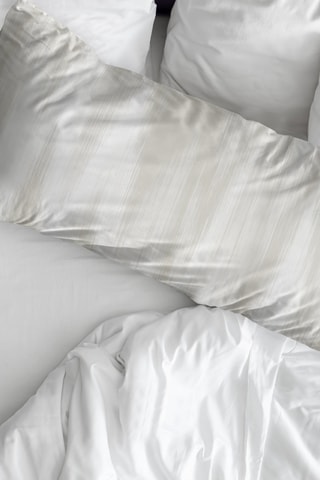 Fronha tie and dye em algodão 200 fios/cm² Algemesí  - Bege e branco