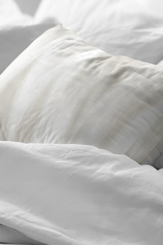 Fronha tie and dye em algodão 200 fios/cm² Algemesí  - Bege e branco